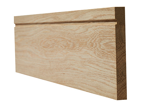 Oak Skirting Single Groove Skirting