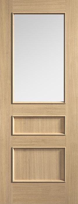 Oak Toledo Glazed Pre-Finished Internal Door Internal Door LPD Doors 