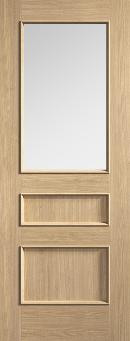 Oak Toledo Glazed Pre-Finished Internal Door