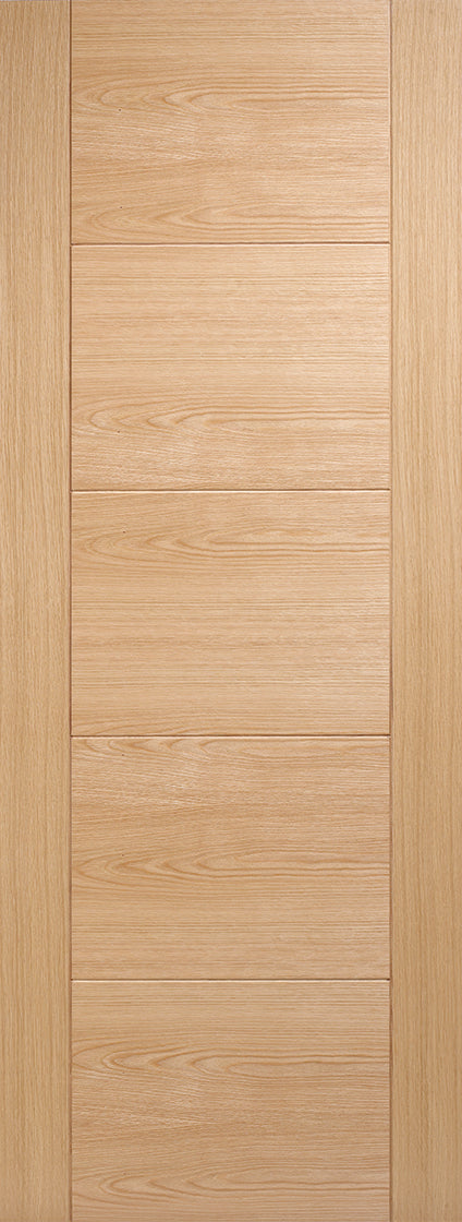 Oak Vancouver 5 Panel Pre-Finished Internal Fire Door FD60