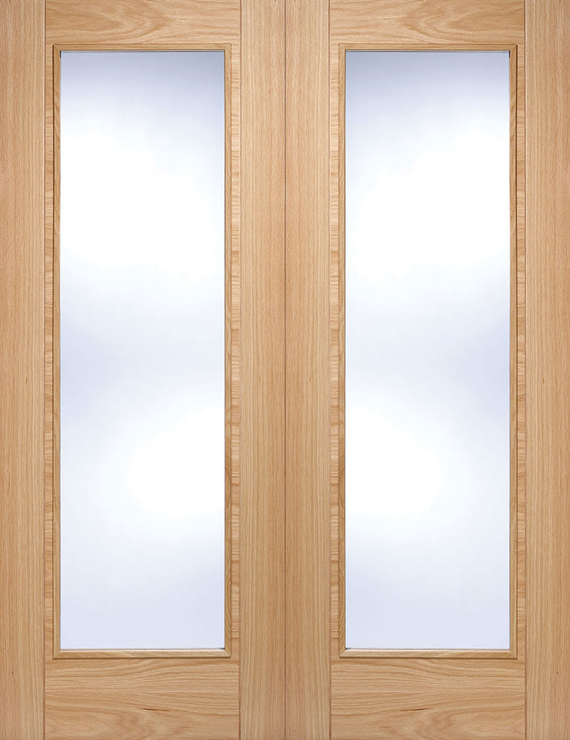 Oak Vancouver Glazed Pair Pre-Finished Room Divider