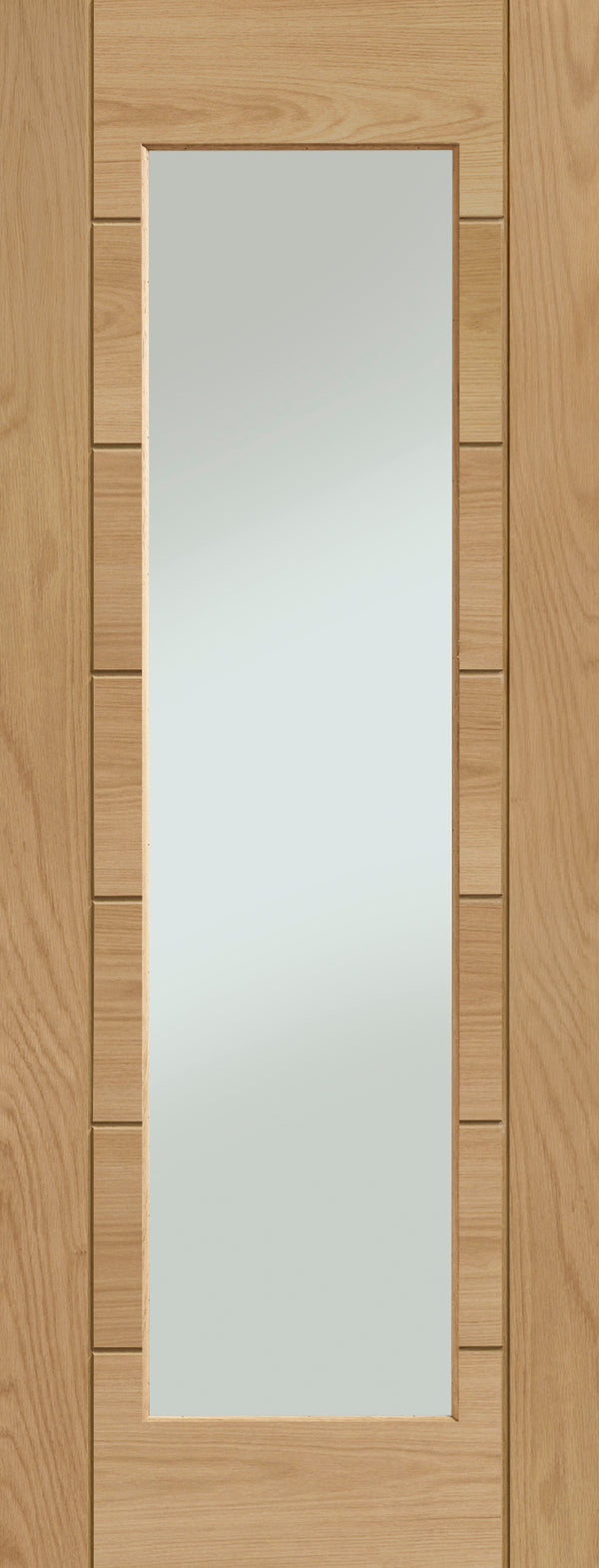 Palermo Original 1 Light Internal Oak Fire Door with Clear Glass (Wide)