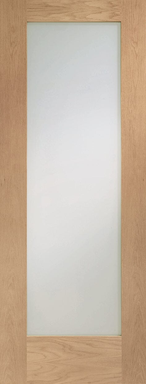 Pattern 10 Internal Oak Door with Clear Glass Internal Door XL Joinery 1981 x 610 x 35mm (24") 