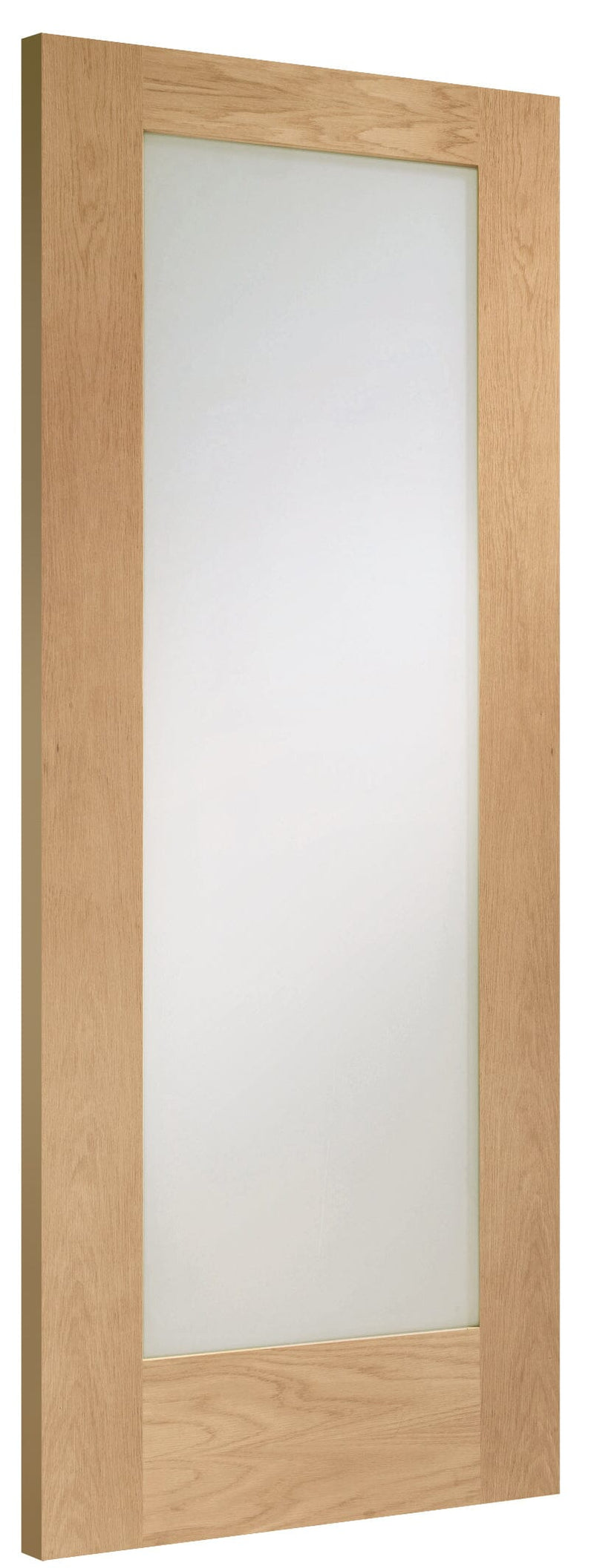 Pattern 10 Internal Oak Fire Door with Clear Glass Internal Fire Door XL Joinery 