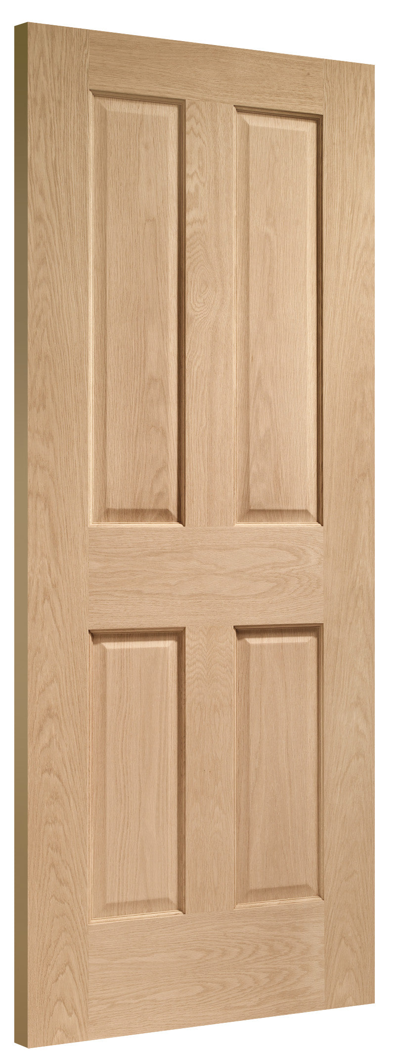 Victorian 4 Panel Pre-Finished Internal Oak Door