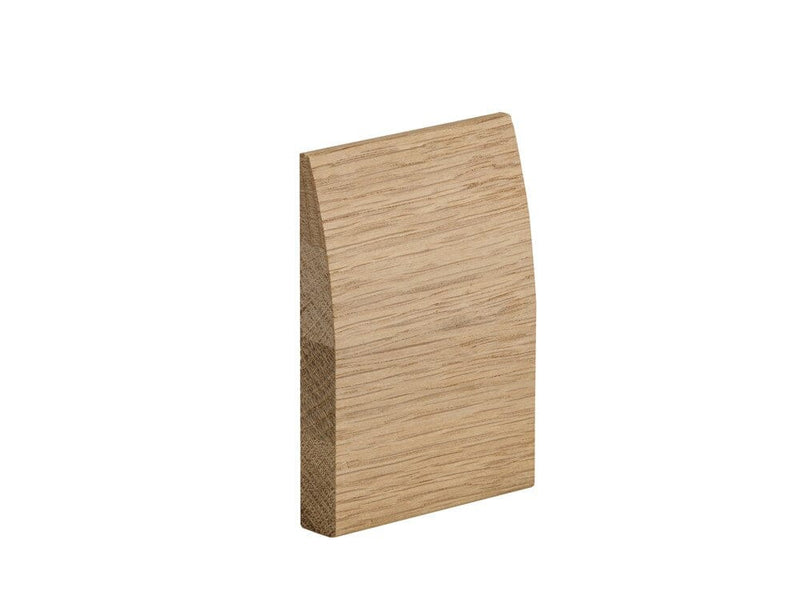 Pre-finished Oak Modern Skirting Board Skirting XL Joinery 3000 x 120 x 18mm 