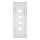 Pamplona White Primed Glazed Internal Door Internal Door Deanta 