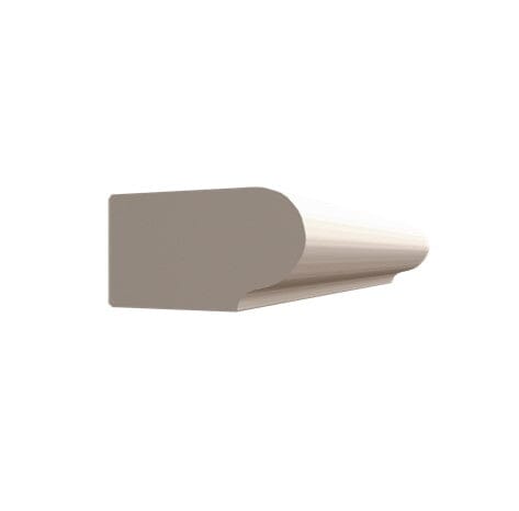 White Primed Bullnose Moulding Wall Panelling Deanta 