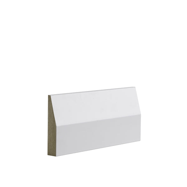 White Primed Half Splayed Architrave Architrave Deanta 