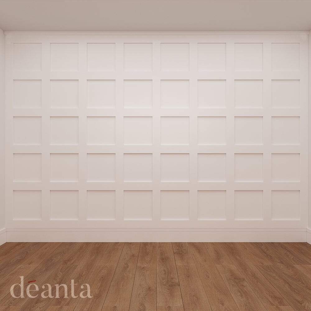 Shaker White Primed Wall Panelling Wall Panelling Deanta 