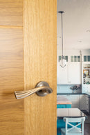 Old English Richmond Lever Round Rose (Latch & Hinges Included) Lever on Round Rose Atlantic 