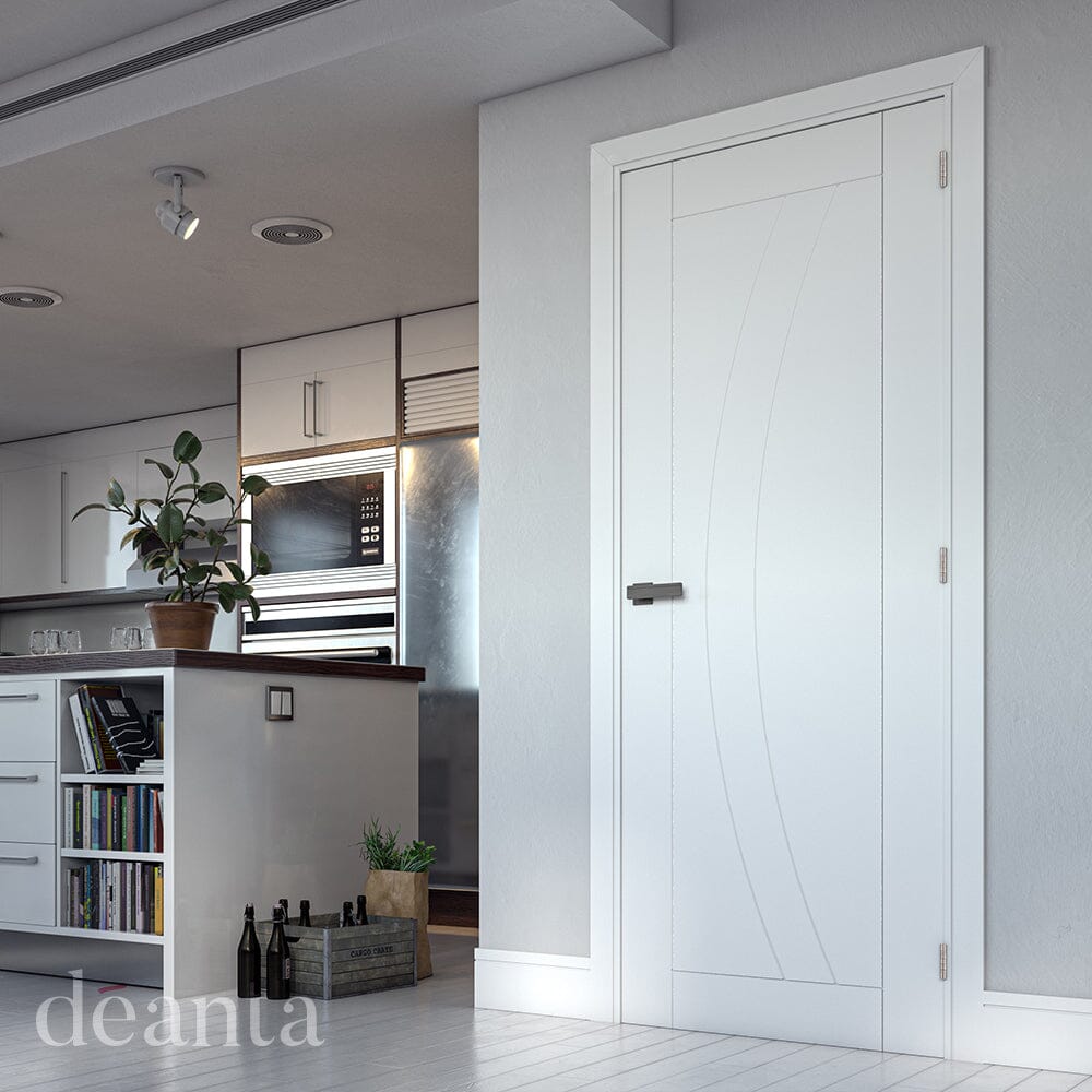 Ravello White Primed Internal Door Internal Door Deanta 