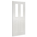 Rochester White Primed Glazed Internal Door Internal Door Deanta 