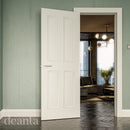 Rochester White Primed Internal Fire Door Internal Door Deanta 