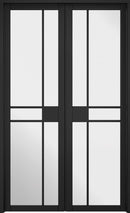 Black Greenwich W4 Room Divider Room Divider LPD Doors 