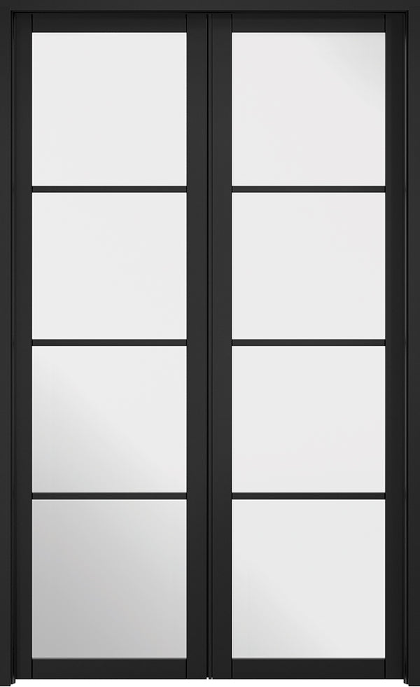 Black Soho W4 Room Divider Room Divider LPD Doors 