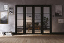 Black Soho W8 Room Divider Room Divider LPD Doors 