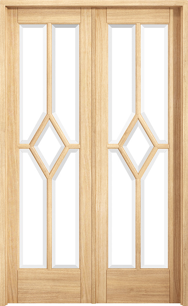 Room Divider Oak Reims W4 Pre-Finished Room Divider