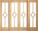 Room Divider Reims Oak W8 Pre-Finished Room Divider Room Divider LPD Doors 