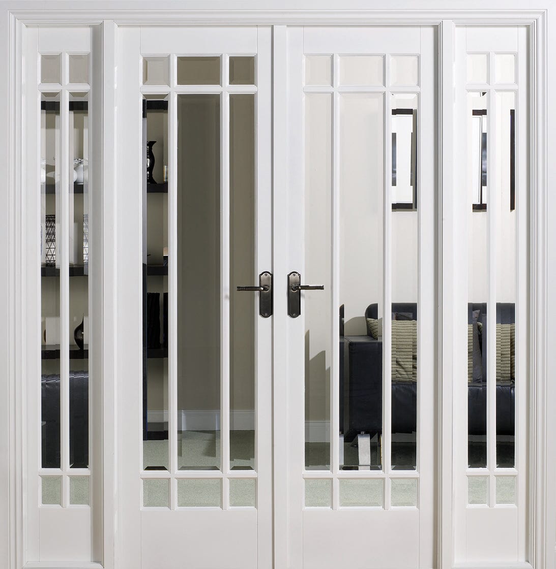 Manhattan W6 White Room Divider Room Divider LPD Doors 