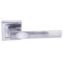 Status Kansas Lever Square Rose (Latch & Hinges Included) Lever on Round Rose Atlantic Set Satin Chrome 