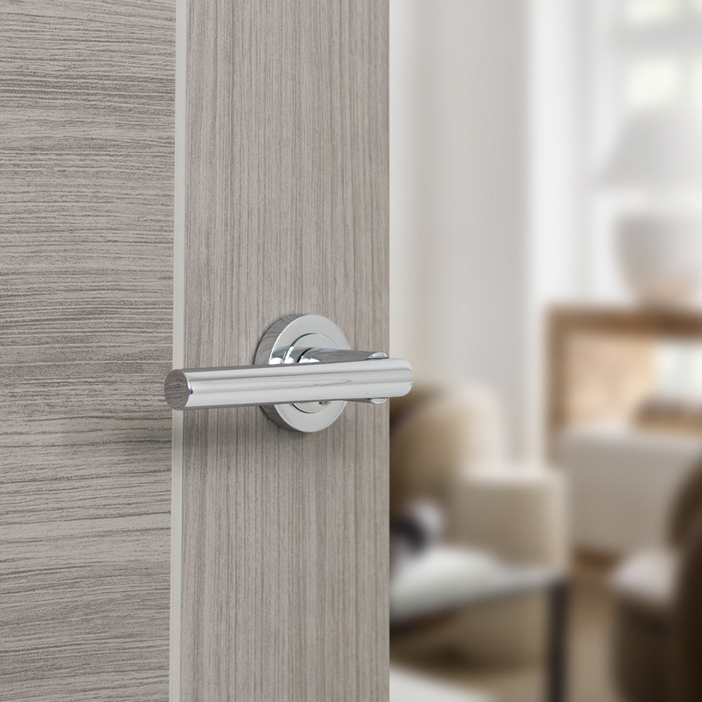 Status Nebraska Lever Round Rose