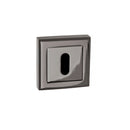 Status Key Escutcheon Square Rose