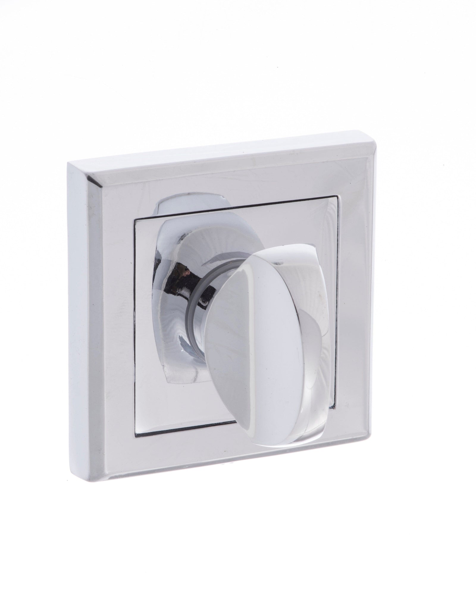 Status WC Turn and Release Square Rose Bathroom Lock Atlantic Each Polished Chrome 