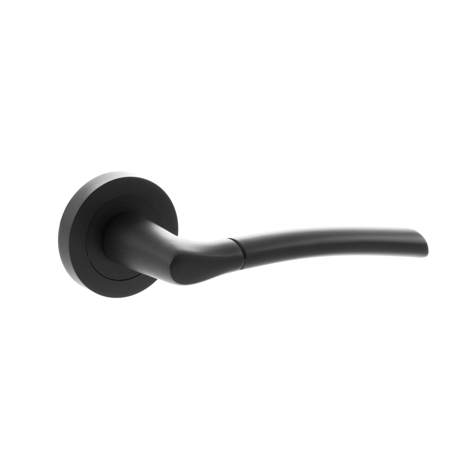 STATUS Indiana Lever Door Handle on Round Rose