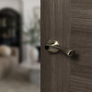 STATUS Colorado Lever Door Handle on Round Rose