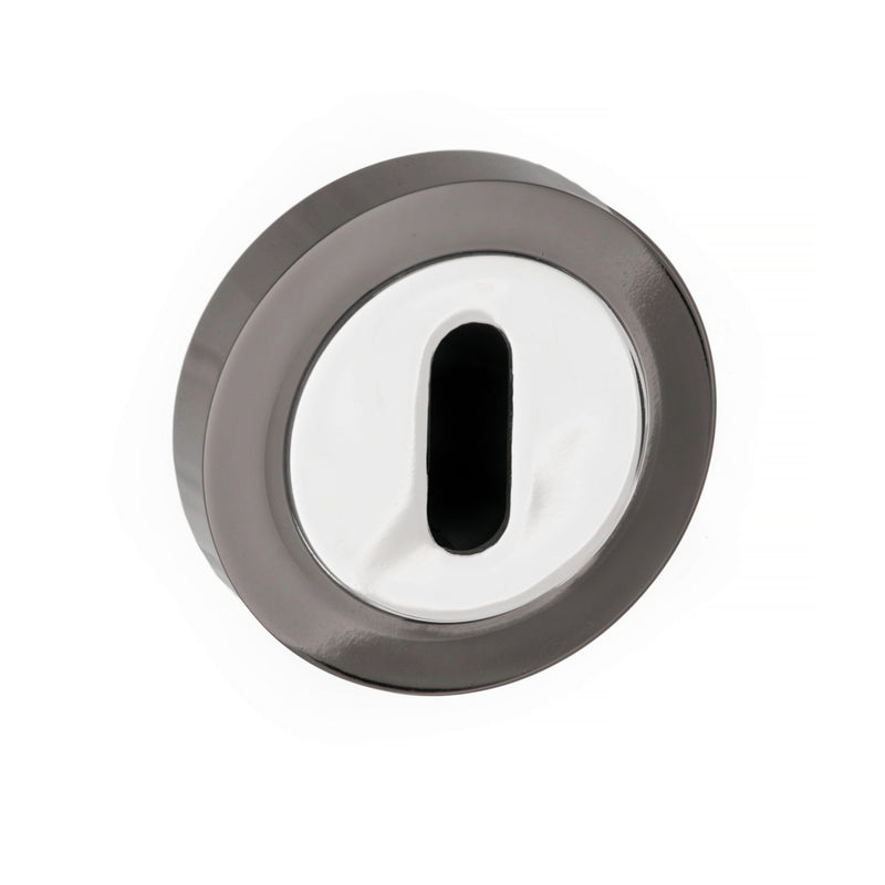 Status Key Escutcheon Round Rose