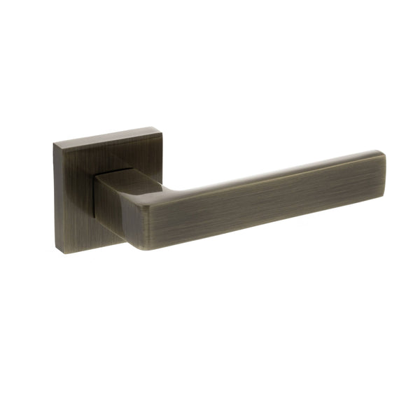 STATUS Montana Lever Door Handle on S4 Square Rose