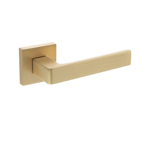 STATUS Montana Lever Door Handle on S4 Square Rose