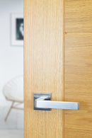 Status Montana Designer Lever S4 Square Rose (Latch & Hinges Included) Designer Lever Handle Atlantic 