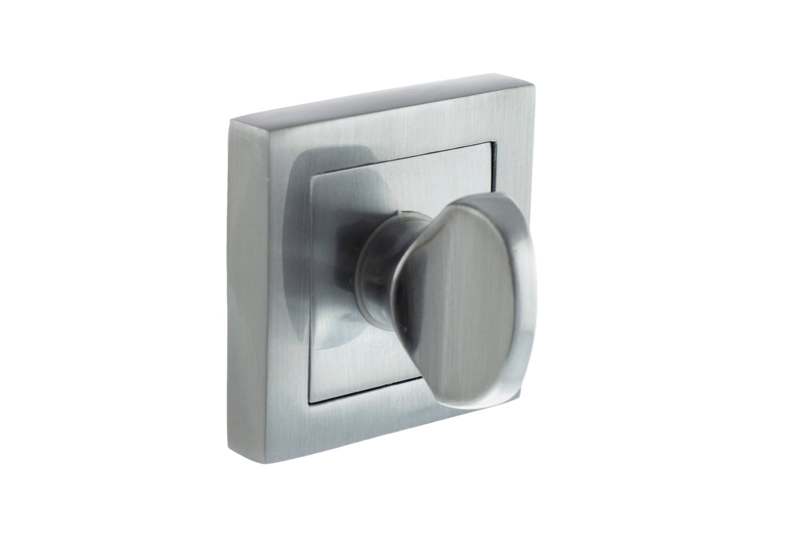 Status WC Turn and Release S4 Square Rose Bathroom Lock Atlantic Each Satin Chrome 