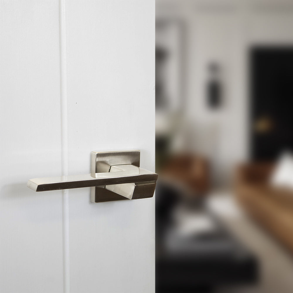 Senza Pari Giovanni Designer Lever Flush Square Rose
