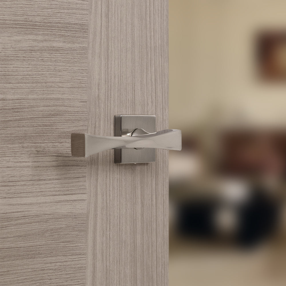 Senza Pari Guido Designer Lever Flush Square Rose
