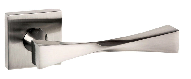 Senza Pari Guido Designer Lever Flush Square Rose (Latch & Hinges Included)