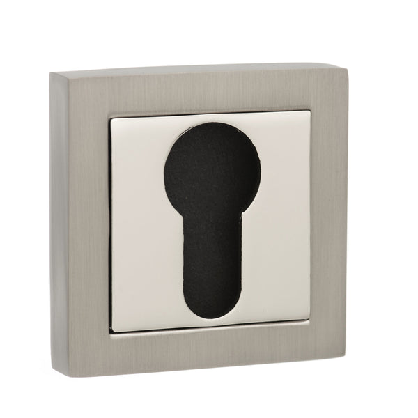 Senza Pari Euro Escutcheon Square Rose