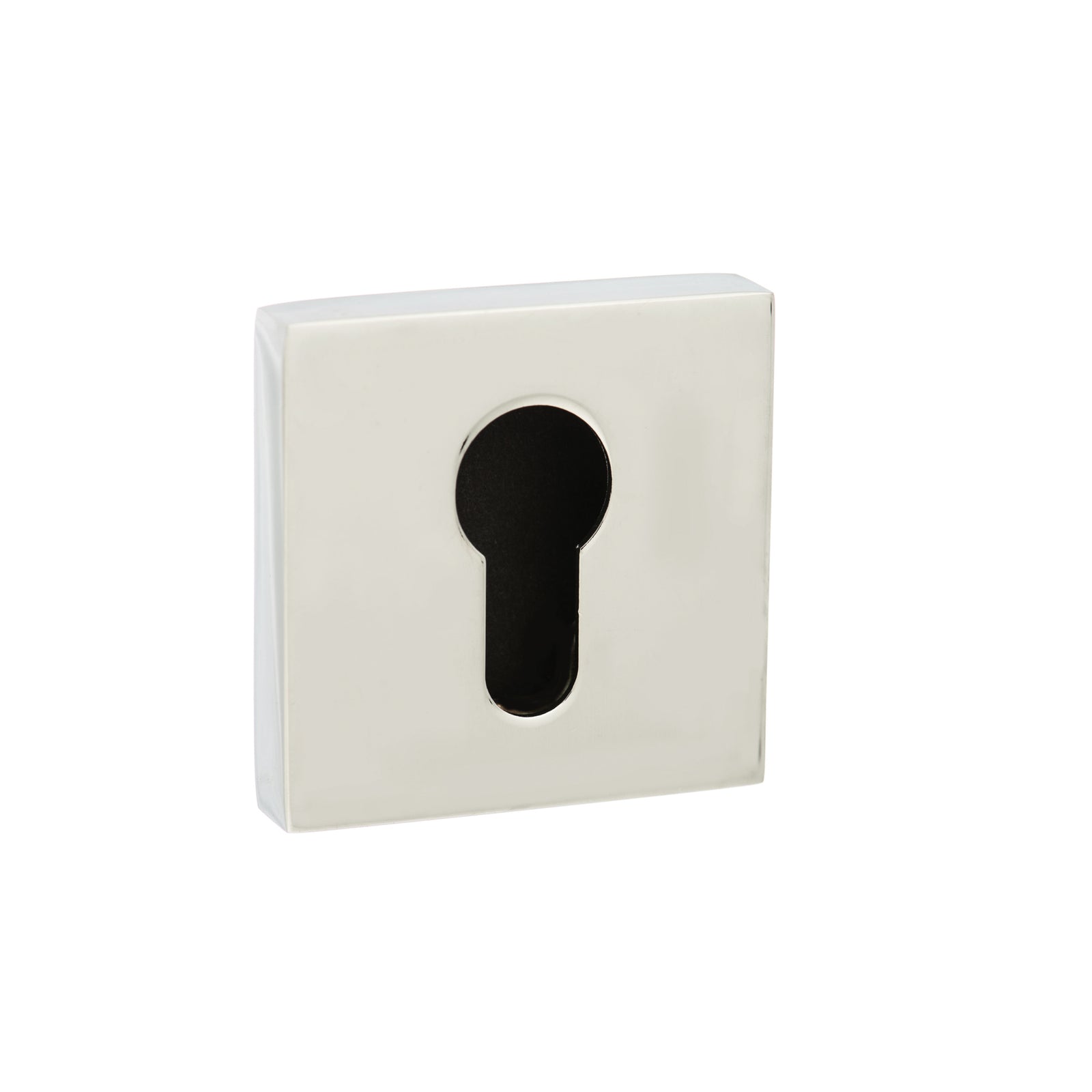 Senza Pari Euro Escutcheon Flush Square Rose