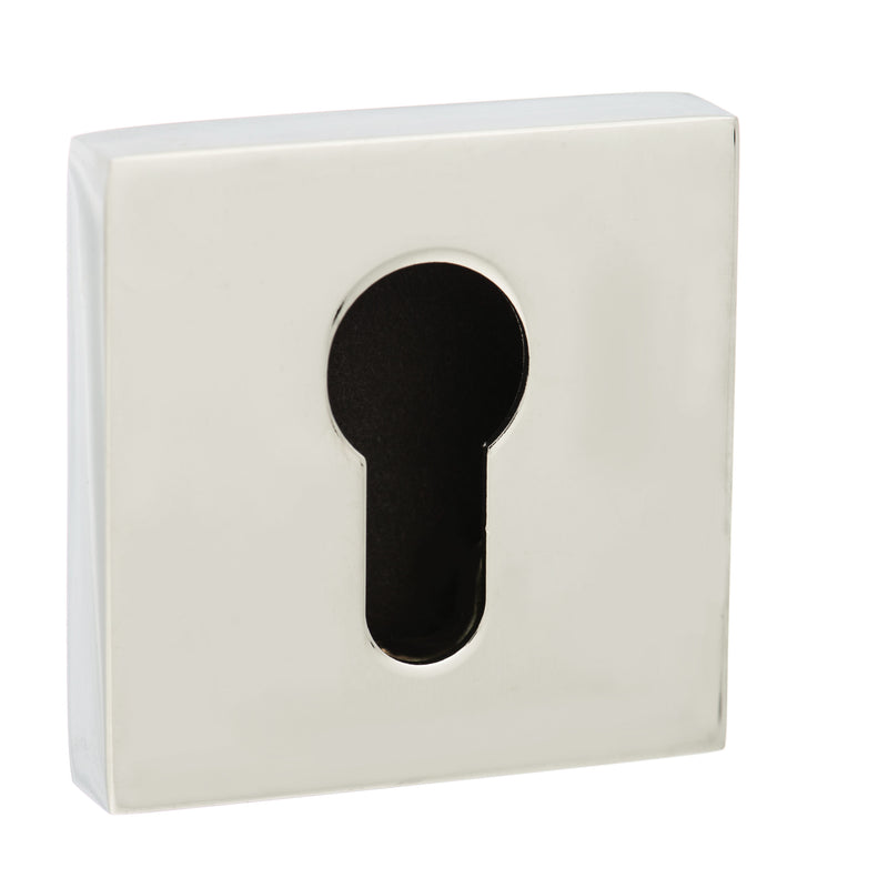 Senza Pari Euro Escutcheon Flush Square Rose