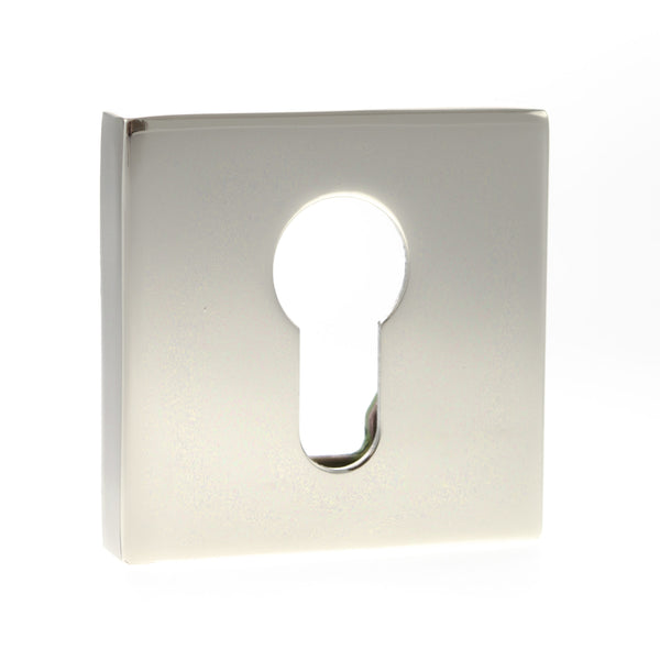 Senza Pari Euro Escutcheon Flush Square Rose