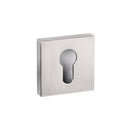 Senza Pari Euro Escutcheon Flush Square Rose