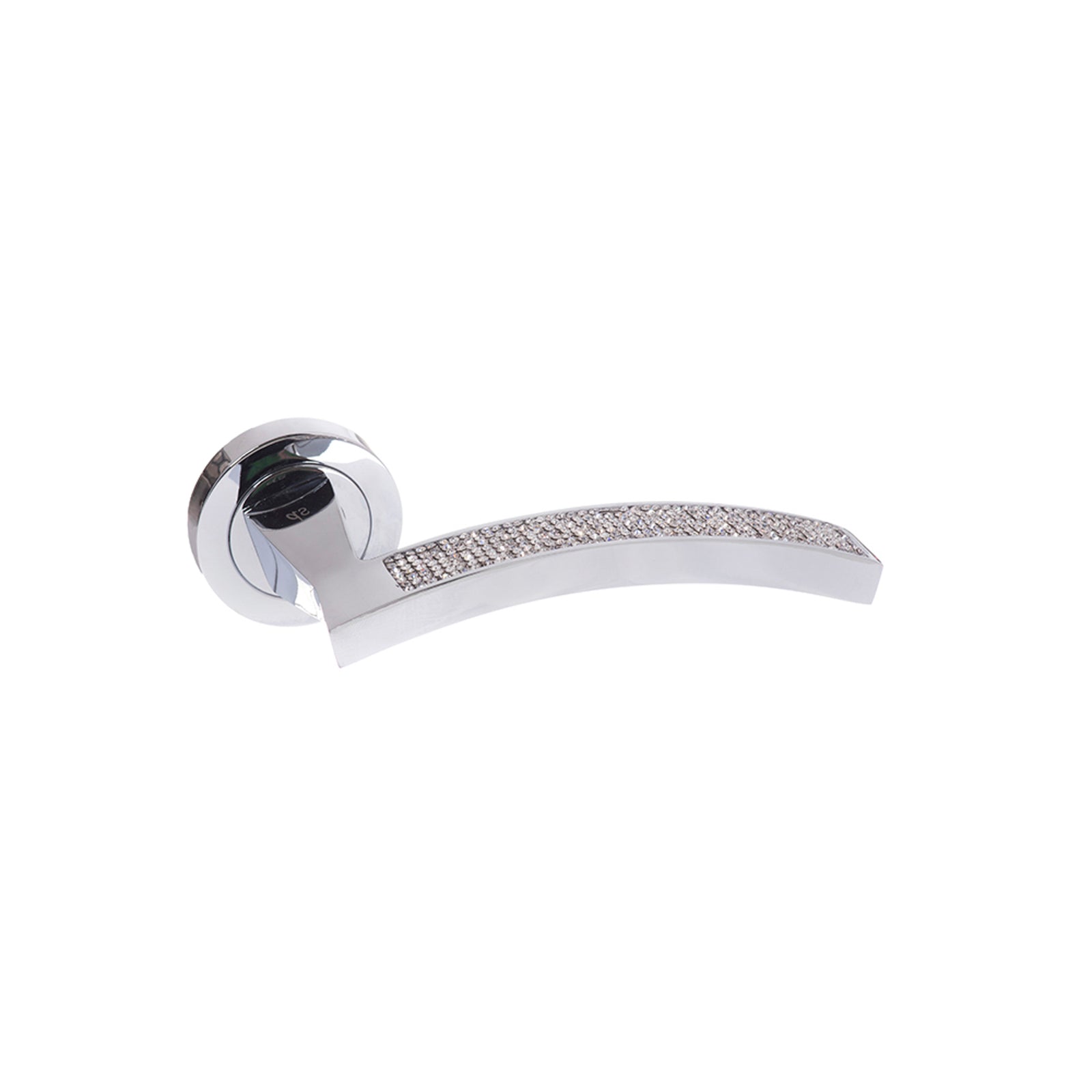 Senza Pari Crystal Designer Lever Round Rose