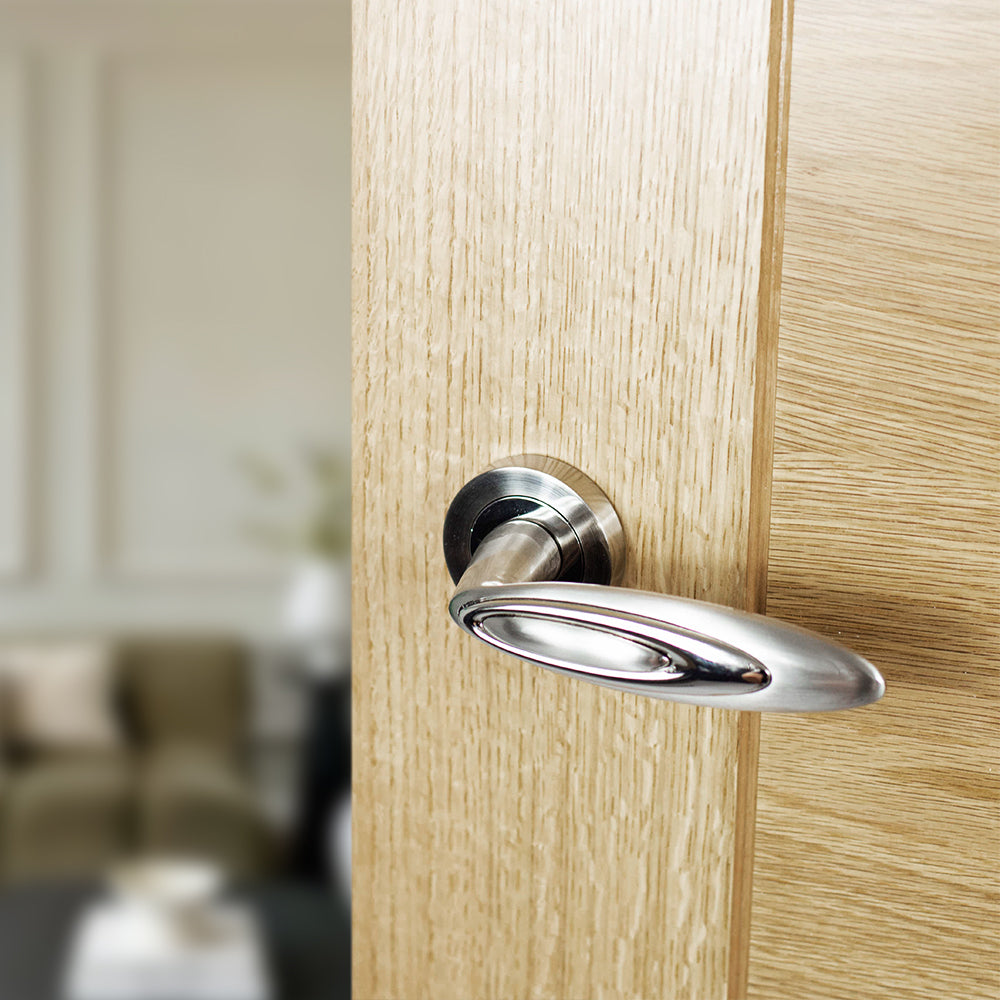 Senza Pari Elisse Designer Lever Round Rose