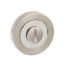 Senza Pari WC Turn and Release Round Rose Bathroom Lock Atlantic 