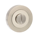 Senza Pari WC Turn and Release Round Rose Bathroom Lock Atlantic 