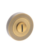 Senza Pari WC Turn and Release Round Rose Bathroom Lock Atlantic 