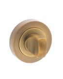 Senza Pari WC Turn and Release Round Rose Bathroom Lock Atlantic 