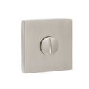 Senza Pari WC Turn and Release Flush Square Rose Bathroom Lock Atlantic 